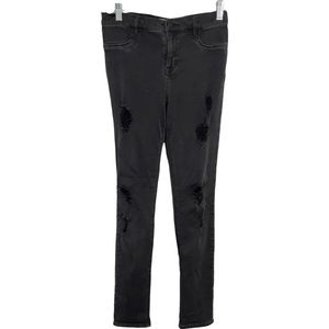 PACSUN Distressed Ripped Black Wash Perfect Fit Jegging Jeans 28